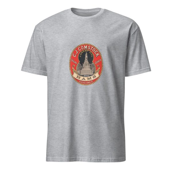 Vintage Sugar Cured Hams T-Shirt – Classic Meat Brand Logo, Vintage Cleveland Design, Retro Cotton Tee for Ham Lovers, Food Historians