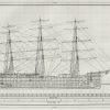 1886 Sail Ship Balclutha Blueprint - Ship Blueprint, Ship Drawing, Boat Blueprint, Old Ship Blueprint, Sail Ship Poster, Coast Guard Cutter