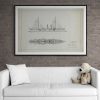 USS Marblehead Ship Blueprint 1892 - Ship Blueprint, Sail Ship Drawing, Boat Blueprint, Old Ship Blueprint, Sail Ship Poster, Navy Blueprint