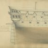 Battleship Steering Method Drawing - Ship Blueprint, Ship Drawing, Battleship Blueprint, Old Ship Blueprint Poster, Warship Blueprint