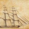 USS Spark Drawing Blueprint - Ship Blueprint, Ship Drawing, Battleship Blueprint, Old Ship Blueprint Poster, Warship Blueprint, Navy Brig
