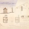 Juniper Island Lighthouse Elevation Drawing - Twin Lights Lighthouse, Lighthouse Print, Maritime Poster, Beach House Decor, Keeper Dwelling