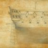 Battleship Steering Method Drawing - Ship Blueprint, Ship Drawing, Battleship Blueprint, Old Ship Blueprint Poster, Warship Blueprint