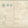 Matinicus Rock Lighthouse Details Drawing Blueprint - Maine Lighthouse, Lighthouse Print, Maritime Poster, Lighthouse Poster, Nautical Décor