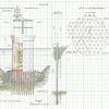 Baltimore Lighthouse Section Elevation Blueprint - Maryland Lighthouse, Lighthouse Poster Print, Beach House Décor, Nautical Décor Print