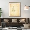 Bridgeport Harbor Beacon Drawing - Connecticut Lighthouse, Lighthouse Poster, Beach House Décor, Nautical Poster Print, Maritime Poster