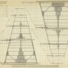 Sails of a 74 Gun Ship Plan Drawing - Navy Ship Blueprint, Old Gun Ship Blueprint, Navy Ship Poster Blueprint, Warship Blueprint, Sails