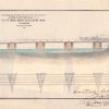 Blackfoot River Bridge 1862 Plan Drawing Blueprint - Bridge Drawing, Bridge Blueprint, Engineer Gift, Montana Bridge, Military Bridge Plan