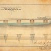 Blackfoot River Bridge 1862 Plan Drawing Blueprint - Bridge Drawing, Bridge Blueprint, Engineer Gift, Montana Bridge, Military Bridge Plan