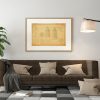 Portland Breakwater Lighthouse Blueprint - Maine Lighthouse, Lighthouse Print, Bug Light Poster, Beach House Décor, Nautical Poster Print,