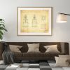 Hen and Chickens Shoal Lighthouse Drawing - Florida Lighthouse, Lighthouse Poster, Beach House Décor, Nautical Poster Print, Maritime Poster