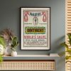 Ointment Advertisement Poster - 1845 McAlister All-Healing Salve, Antique Medical Decor, Retro Apothecary Wall Art, Old Remedies Ad