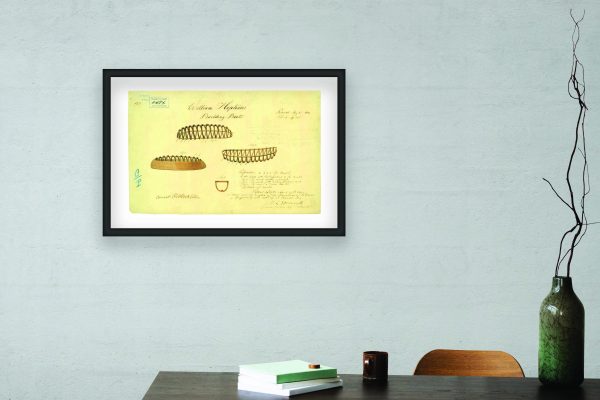 Boat Building Framework Patent Print 1803 - Nautical Decor, Vintage Maritime Art, Antique Boat Construction Poster, Coastal Wall Art