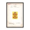 Stickney’s Mustard Trademark 1874 Print - Vintage Food Label Art, Retro Packaging Design, Antique Mustard Decor, Culinary Wall Art