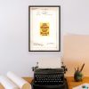 Stickney’s Mustard Trademark 1874 Print - Vintage Food Label Art, Retro Packaging Design, Antique Mustard Decor, Culinary Wall Art