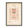 Dr. Pierce’s Favorite Prescription Trademark 1881 Print - Vintage Medicine Label Art, Retro Health Remedy Poster, Antique Medical Decor