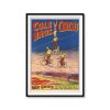 Cole Bros Circus Poster – Great Grimes High Wire Act, Vintage Circus Poster, Tightrope Walker Art, Circus Decor, Acrobatic Performance Print