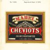 Woodward’s Sons Mabel Cheviots 1879 Poster - Vintage Suiting Fabric Label, Classic Textile Ad, Antique Fashion Advertising Print