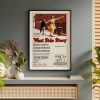 West Side Story Lincoln Center Poster - 1968 Musical Revival, Leonard Bernstein & Stephen Sondheim Art, Retro Theater Decor