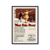 West Side Story Lincoln Center Poster - 1968 Musical Revival, Leonard Bernstein & Stephen Sondheim Art, Retro Theater Decor