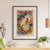Folies-Bergère Le Miroir Poster – Vintage French Cabaret Art, Belle Époque Theater, Parisian Decor, Late 19th Century, Theater Lover Gift
