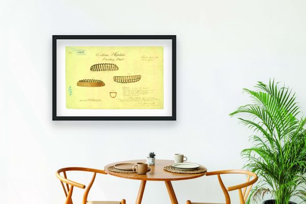Boat Building Framework Patent Print 1803 - Nautical Decor, Vintage Maritime Art, Antique Boat Construction Poster, Coastal Wall Art