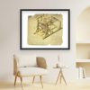 Water Loom Patent Print 1810 - Vintage Textile Decor, Historical Industrial Art, Antique Weaving Machinery, Rustic Home Wall Art