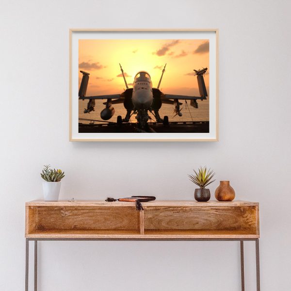 FA-18 Hornet awaits action - Airplane Photography, Aviation Art, Airplane Art, Airplane Photography, Pilot Gift, Aircraft Photography, Navy