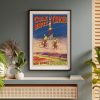 Cole Bros Circus Poster – Great Grimes High Wire Act, Vintage Circus Poster, Tightrope Walker Art, Circus Decor, Acrobatic Performance Print