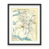 Battle of Antietam 1862 Civil War Map - Historic Battle Overview, Union and Confederate Troop Movements, Potomac River, Sharpsburg