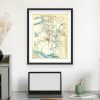 Battle of Antietam 1862 Civil War Map - Historic Battle Overview, Union and Confederate Troop Movements, Potomac River, Sharpsburg