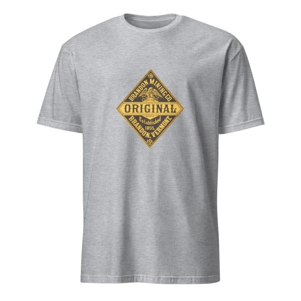 Vintage Mining Company T-Shirt – Classic 19th Century Industrial Logo, 100% Cotton Unisex Tee, Retro Design for History Enthusiasts