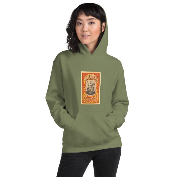 Triumph Roasted Coffee Hoodie – Vintage Coffee Brand Logo, Cozy Retro Design for Classic Coffee Lovers and Unique Style Enthusiasts