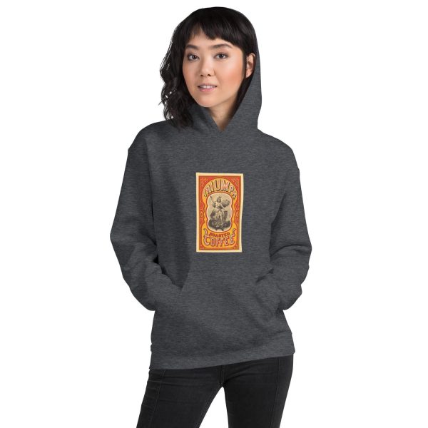 Triumph Roasted Coffee Hoodie – Vintage Coffee Brand Logo, Cozy Retro Design for Classic Coffee Lovers and Unique Style Enthusiasts