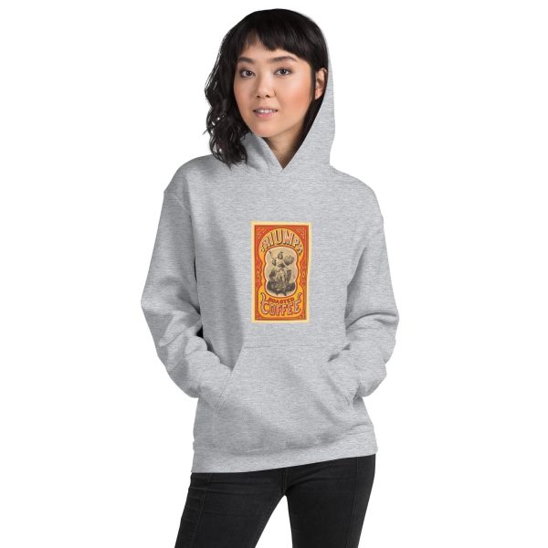 Triumph Roasted Coffee Hoodie – Vintage Coffee Brand Logo, Cozy Retro Design for Classic Coffee Lovers and Unique Style Enthusiasts