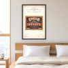 Woodward’s Sons Mabel Cheviots 1879 Poster - Vintage Suiting Fabric Label, Classic Textile Ad, Antique Fashion Advertising Print