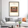 Woodward’s Sons Mabel Cheviots 1879 Poster - Vintage Suiting Fabric Label, Classic Textile Ad, Antique Fashion Advertising Print