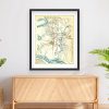 Battle of Antietam 1862 Civil War Map - Historic Battle Overview, Union and Confederate Troop Movements, Potomac River, Sharpsburg