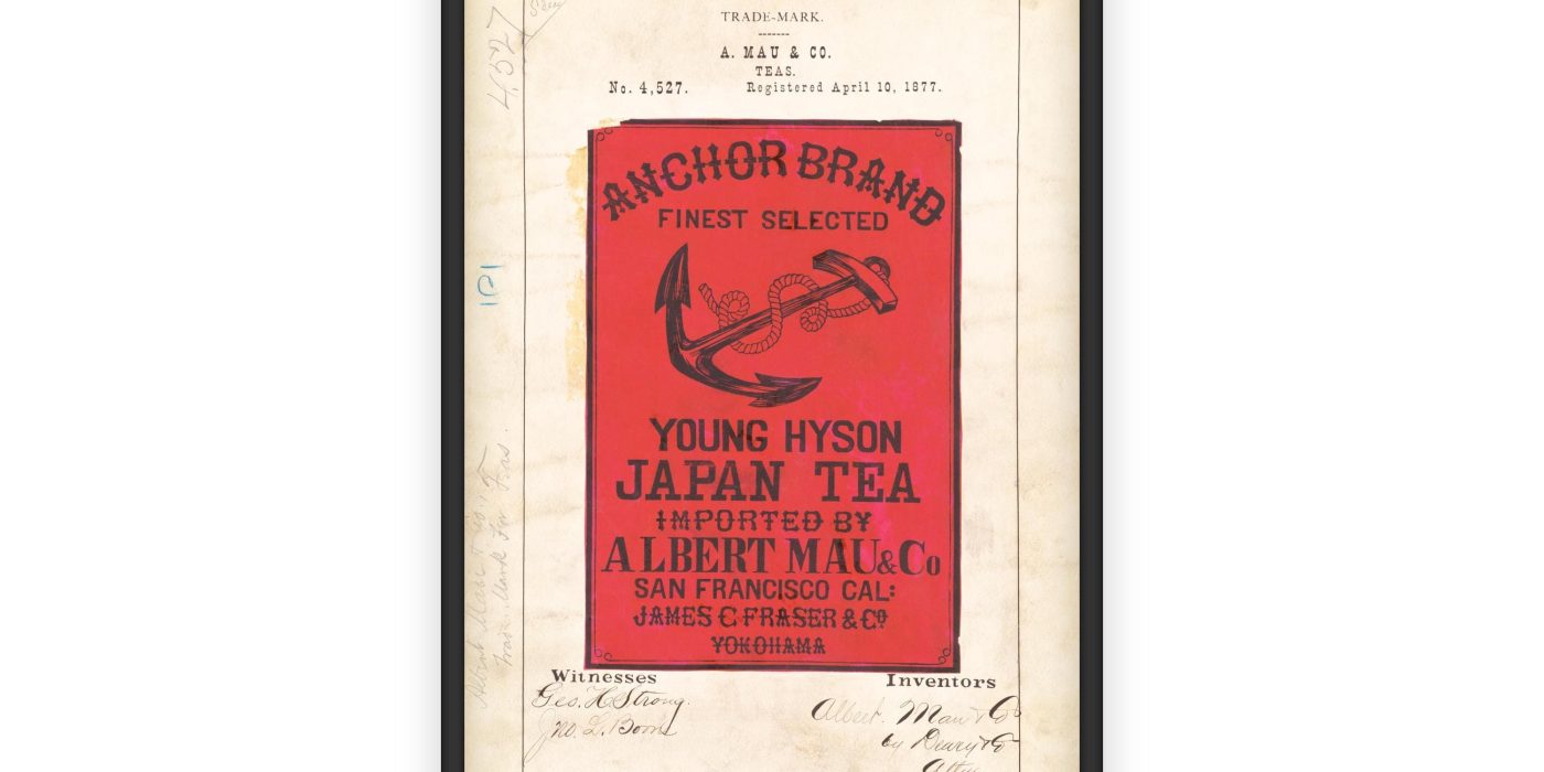 Anchor Brand Japan Tea: A Global Trade Trademark from 1877