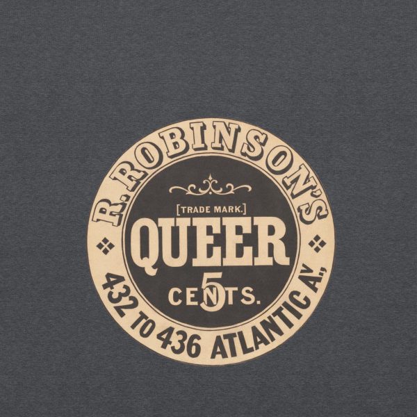 Robinson’s Queer Soda Water Hoodie – Vintage Beverage Logo, Classic Temperance Era Design for Retro Drink and History Enthusiasts