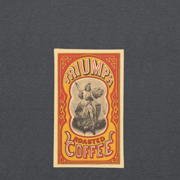 Triumph Roasted Coffee Hoodie – Vintage Coffee Brand Logo, Cozy Retro Design for Classic Coffee Lovers and Unique Style Enthusiasts