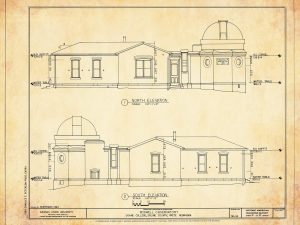 Boswell Observatory Blueprint Drawing – Doane College Observatory, Historic Observatory, Home Décor, Blueprint Décor, Astronomer Gift
