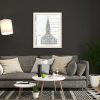 Church of the Madonna Blueprint Drawing - Fort Lee New Jersey Church Blueprint, Church Drawing, Home Decor, Wall Decor, Blueprint Décor
