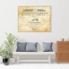 Kelso Union Pacific Railroad Depot Drawing - California Railroad Poster, Historic Building, Railroad Poster, Railroad Station Blueprint