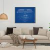 Kelso Union Pacific Railroad Depot Drawing - California Railroad Poster, Historic Building, Railroad Poster, Railroad Station Blueprint