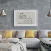 Mission San Jose De Tumacacori Section Drawing - Arizona Mission Poster, Old Mission Blueprint, Religious Décor, Historic Mission