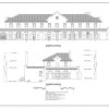 Kelso Union Pacific Railroad Depot Drawing - California Railroad Poster, Historic Building, Railroad Poster, Railroad Station Blueprint