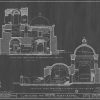 Mission San Jose De Tumacacori Section Drawing - Arizona Mission Poster, Old Mission Blueprint, Religious Décor, Historic Mission