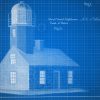 Mount Desert Lighthouse Blueprint - Lighthouse Drawing, Nautical Poster, Beach House Décor, Maine Lighthouse Poster Print, Maritime Poster