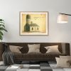 Mount Desert Lighthouse Blueprint - Lighthouse Drawing, Nautical Poster, Beach House Décor, Maine Lighthouse Poster Print, Maritime Poster